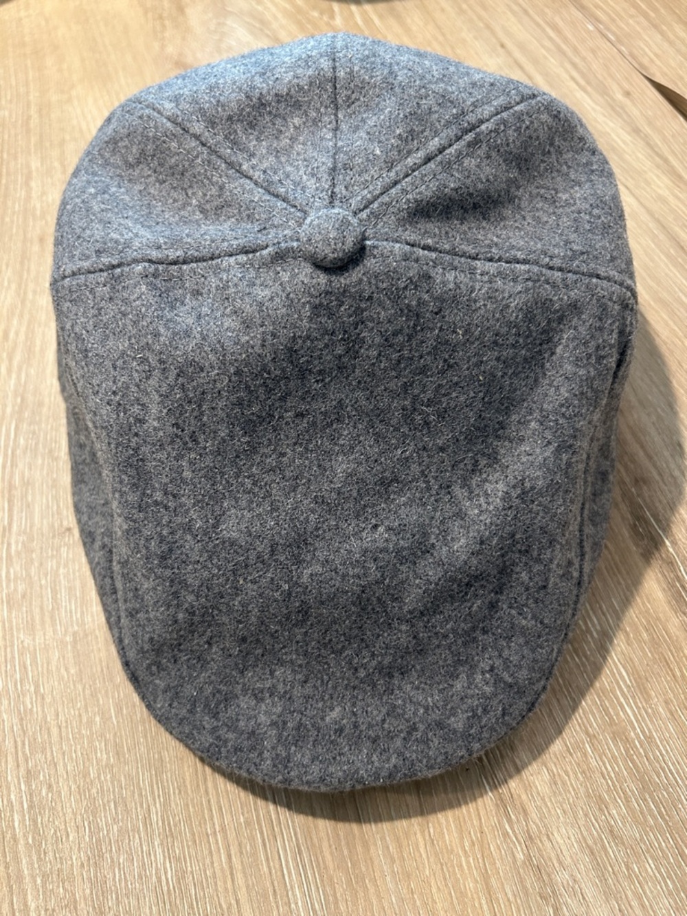 Men's Gray Wool Newsboy Cap by Boston Scally Co.